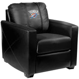 Silver Club Chair with Oklahoma City Thunder Logo