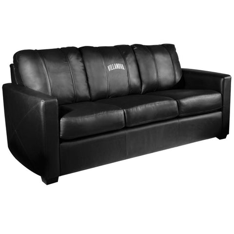 Silver Sofa with Villanova Wordmark Logo