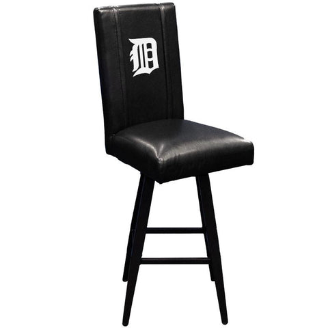 Swivel Bar Stool 2000 with Detroit Tigers White