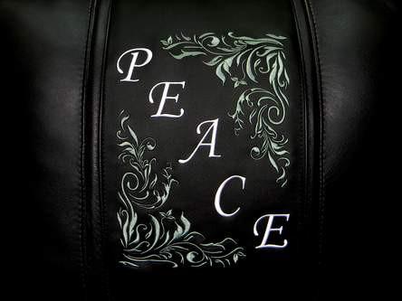 Peace Floral Diagonal Sage
