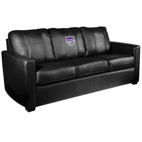 Silver Sofa with Sacramento Kings Secondary Logo