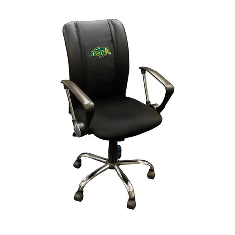 Curve Task Chair with North Dakota State Bison Primary Logo