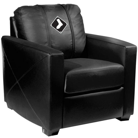 Silver Club Chair with Chicago White Sox Secondary