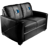 Silver Loveseat with Dallas Mavericks