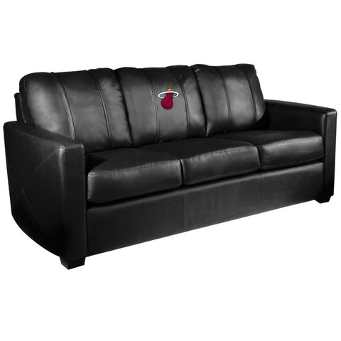 Silver Sofa Miami Heat Logo