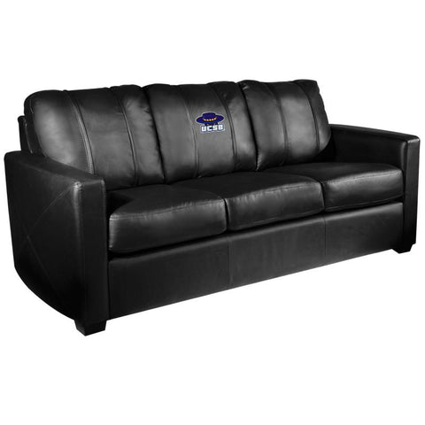 Silver Sofa with Cal at Santa Barbara Gauchos Logo