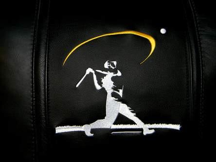 Baseball Home Run Swing Yellow