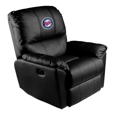 Rocker Recliner with Minnesota Twins Logo