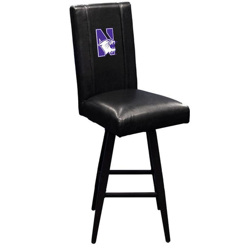 Swivel Bar Stool 2000 with Northwestern Wildcats Logo