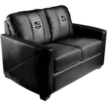 Silver Loveseat with Los Angeles Kings Logo