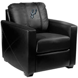 Silver Club Chair with San Antonio Spurs Primary Logo