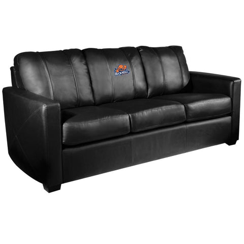 Silver Sofa with Bucknell Bison Logo