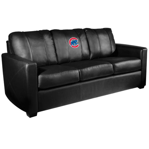 Silver Sofa with Chicago Cubs Secondary