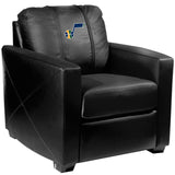 Silver Club Chair with Utah Jazz Primary Logo