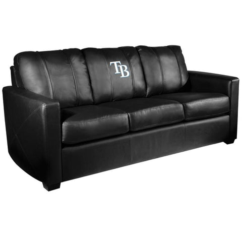 Silver Sofa with Tampa Bay Rays Secondary
