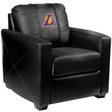 Silver Club Chair with Los Angeles Lakers Secondary