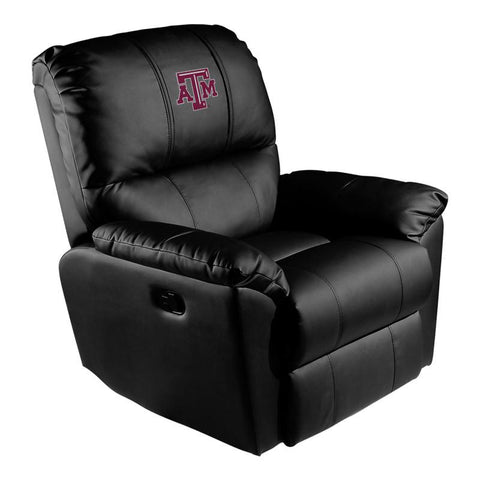 Rocker Recliner with Texas A and M Aggies Logo
