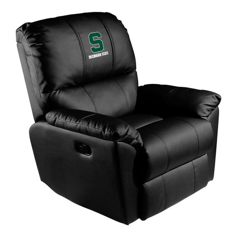 Rocker Recliner with Michigan State Secondary Logo