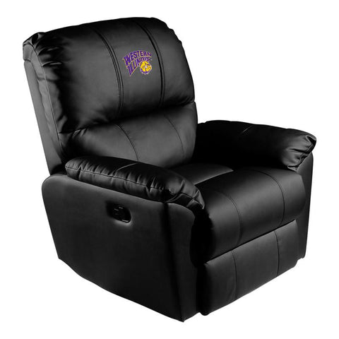 Rocker Recliner with Western Illinois University Leathernecks Logo