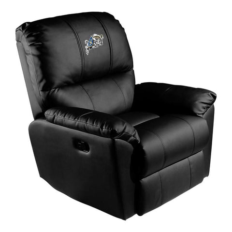 Rocker Recliner with NAVY Midshipmen Logo