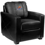 Silver Club Chair with Bucknell Bison Logo