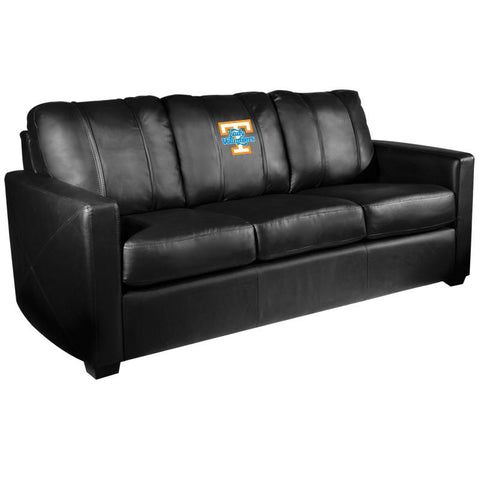 Silver Sofa with Tennessee Lady Volunteers Logo
