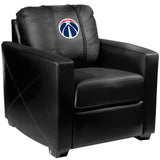 Silver Club Chair with Washington Wizards Primary Logo