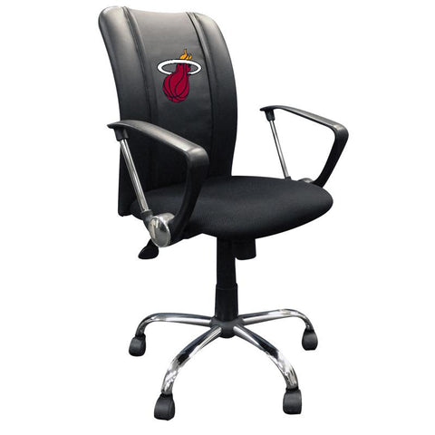 Curve Task Chair Miami Heat Logo