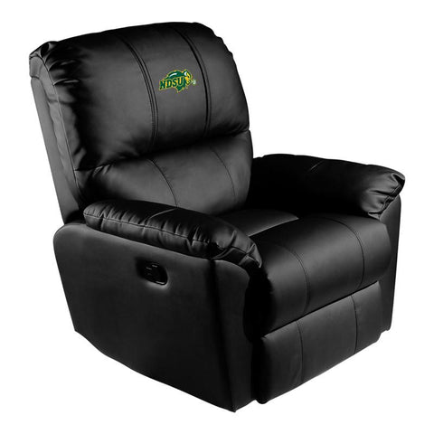 Rocker Recliner with North Dakota State Bison Primary Logo