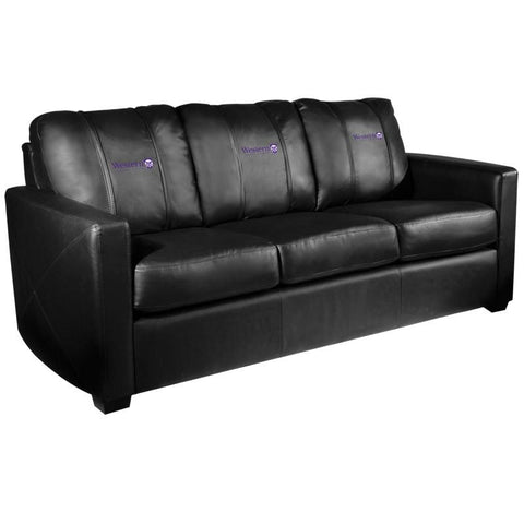 Silver Sofa with Western University Canada Logo