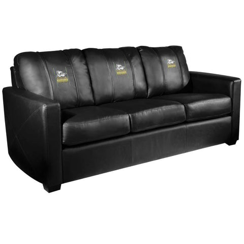 Silver Sofa with Hanukkah Candles Logo