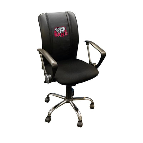 Curve Task Chair with Alabama Crimson Tide Bama Logo
