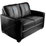 Silver Loveseat with Aquarius Blue Logo