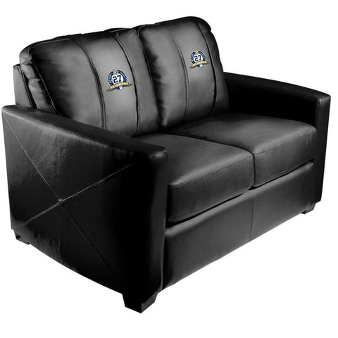 Silver Loveseat with New York Yankees 27th Champ