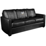 Silver Sofa with Milwaukee Brewers Secondary