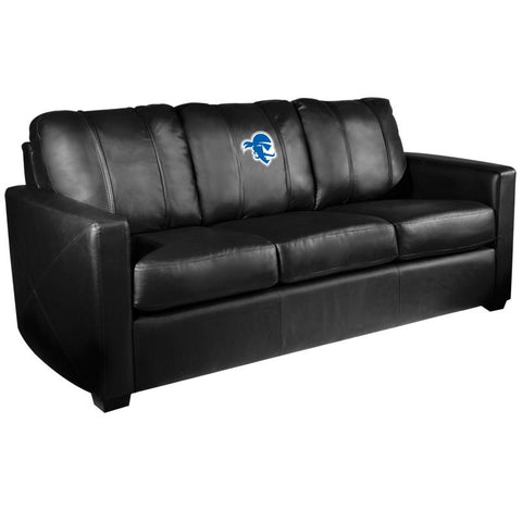 Silver Sofa with Seton Hall Pirates Logo