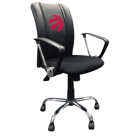 Curve Task Chair with Toronto Raptors Primary Red Logo