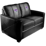 Silver Loveseat with Sacramento Kings Primary Logo