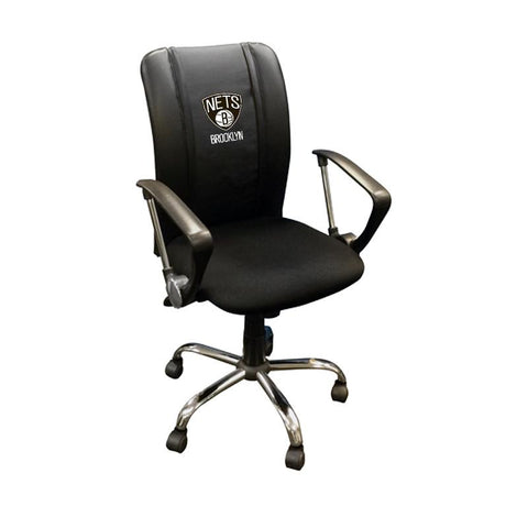 Curve Task Chair with Brooklyn Nets Logo