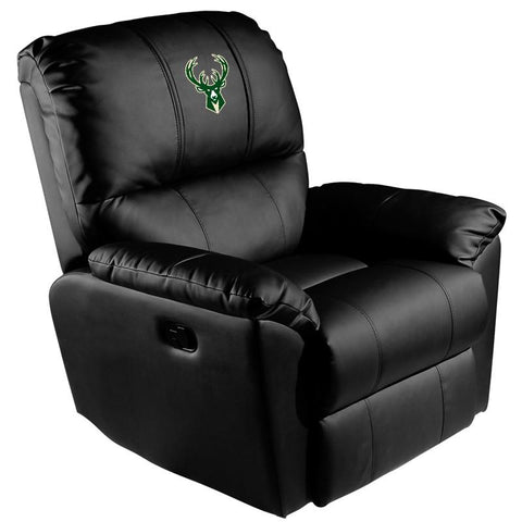 Rocker Recliner with Milwaukee Bucks Logo