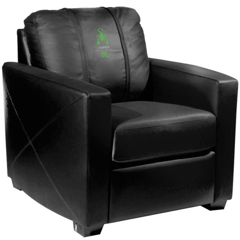 Silver Club Chair with Scorpio Green Logo