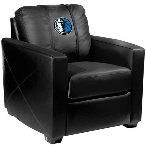 Silver Club Chair with Dallas Mavericks