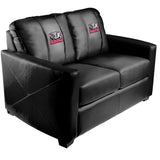 Silver Loveseat with Alabama Crimson Tide Elephant Logo