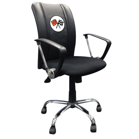 Curve Task Chair with Corvette C2 logo