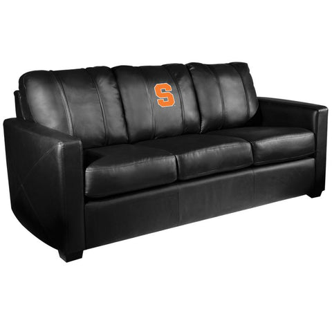 Silver Sofa with Syracuse Orangeman Logo