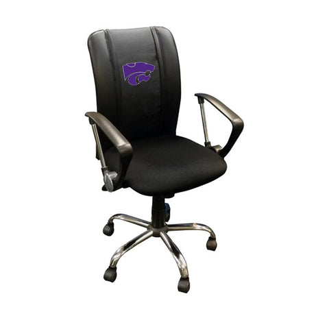 Curve Task Chair with Kansas State Wildcats Logo