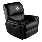 Rocker Recliner with Texas Rangers Logo