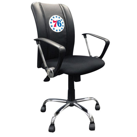 Curve Task Chair with Philadelphia 76ers Secondary