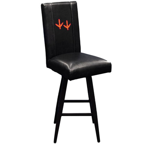 Swivel Bar Stool 2000 with Virginia Tech Hokies Feet Logo