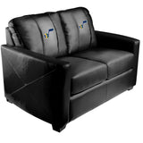Silver Loveseat with Utah Jazz Primary Logo